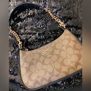 Coach Teri Shoulder Bag in Signature Canvas